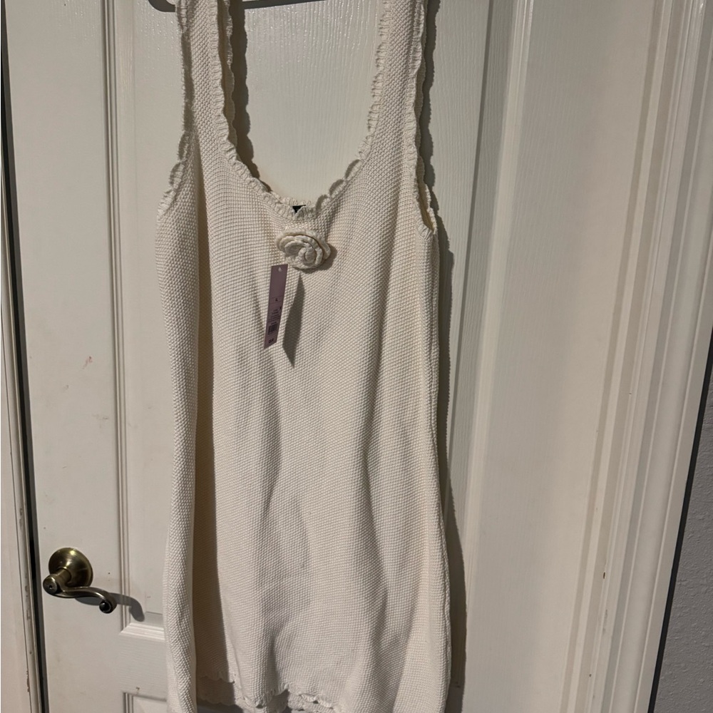 Wild Fable Cream Knit Mini Dress